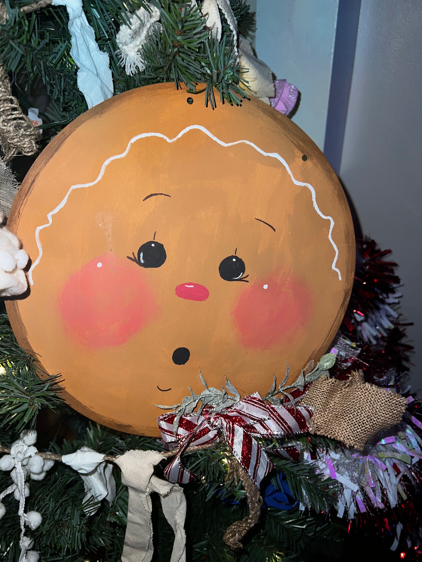 Gingerbread Face Decor
