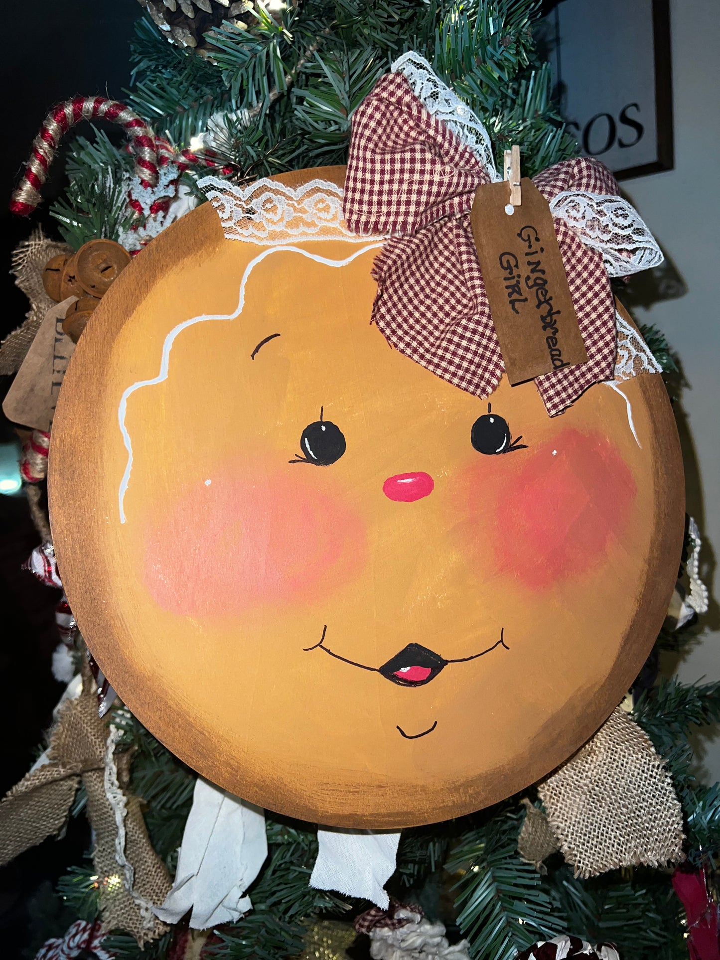 Gingerbread Face Decor