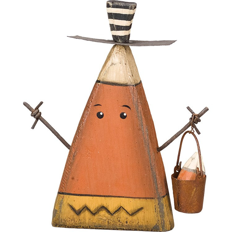 Wooden Candy Corn Sitter