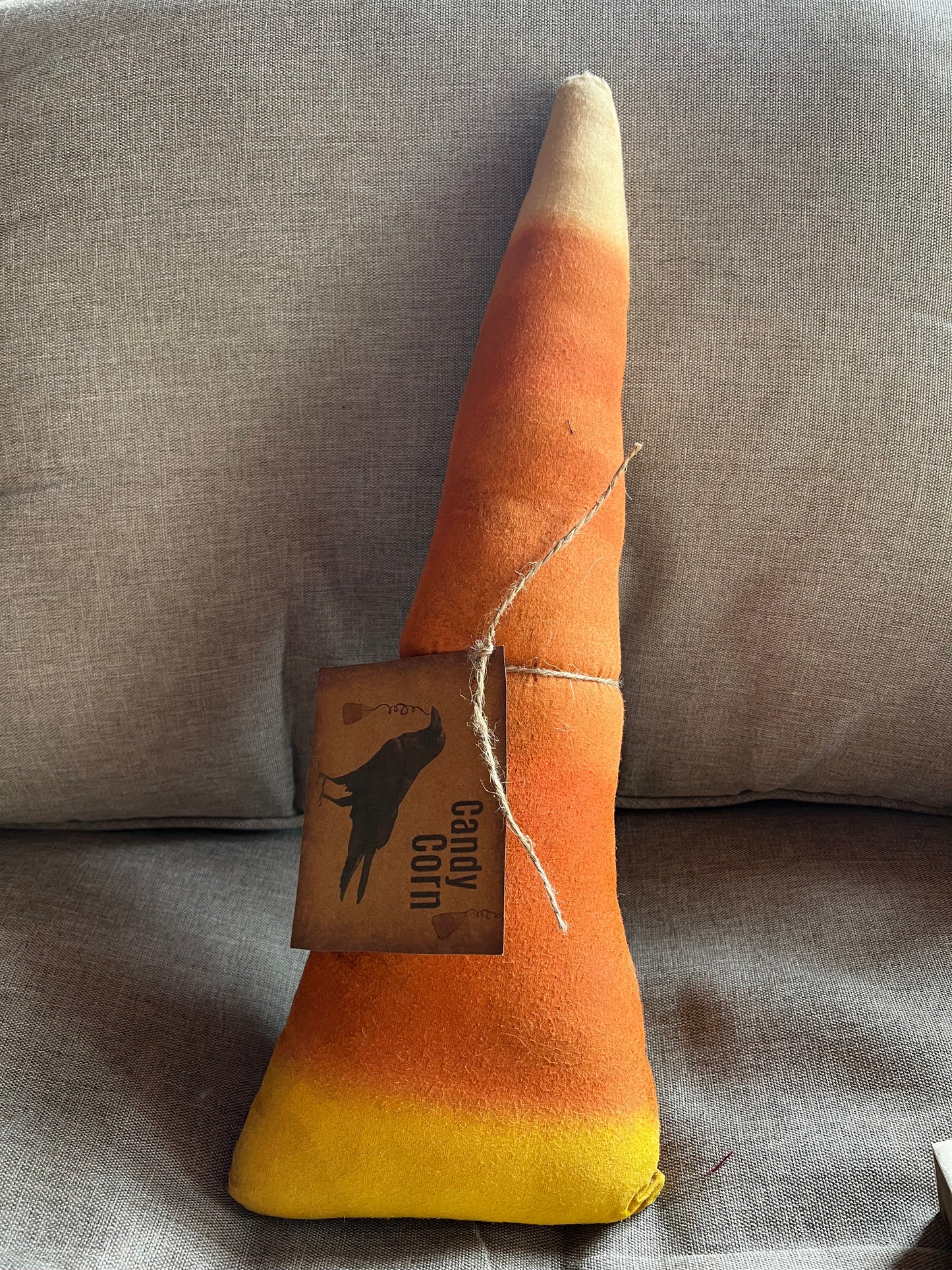 Large Primitive Fabric Candy Corn