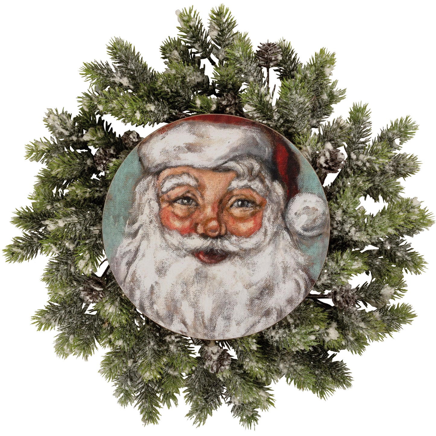 Santa Wreath Adornment