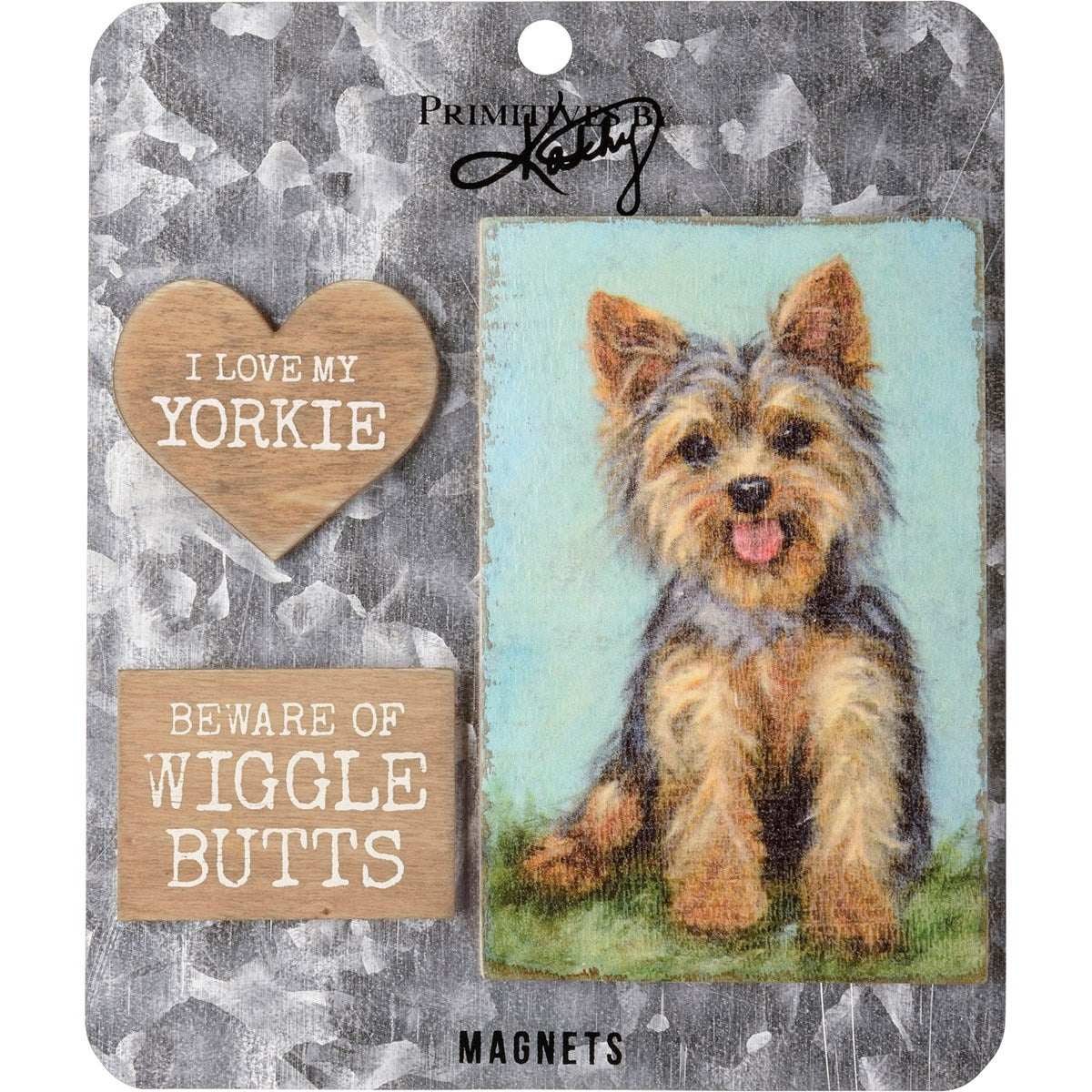 Yorkie Magnet Set