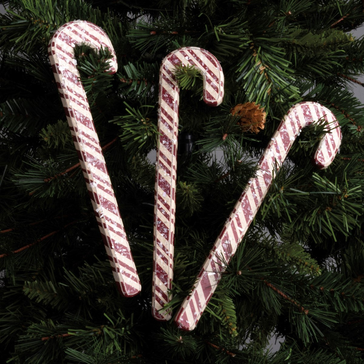 Rustic Candy Cane Hanger