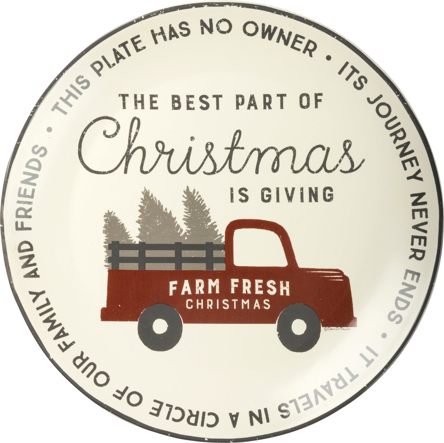 Christmas Giving Plate