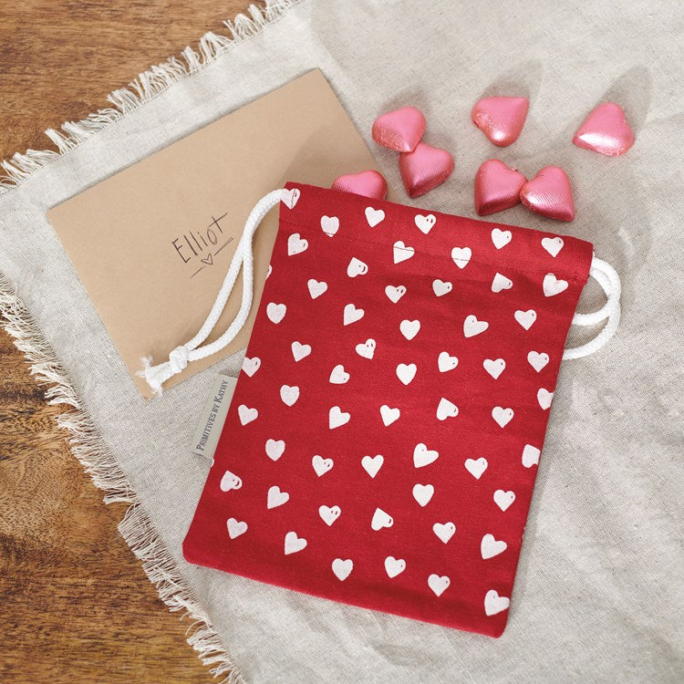 Set of 3 Valentine Pouches