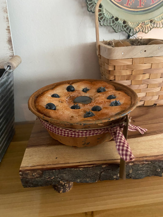 Faux Blueberry Bunt Cake