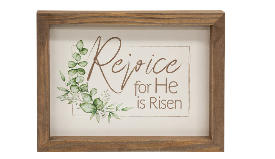 Rejoice for He is Risen Sign