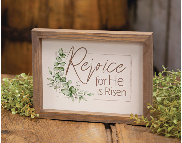 Rejoice for He is Risen Sign