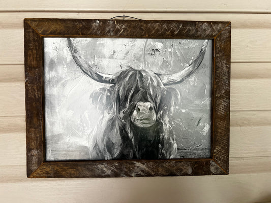 Rustic Highlander Cow Picture