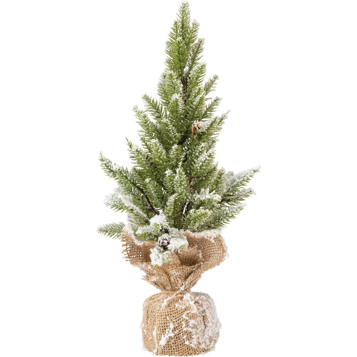 18" Snow Flocked Tree