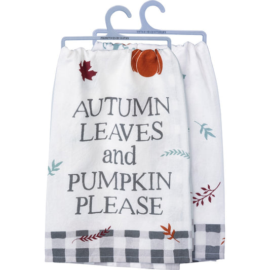 Kitchen Towel Pumpkin Please