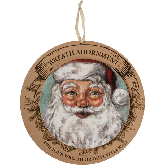 Santa Wreath Adornment