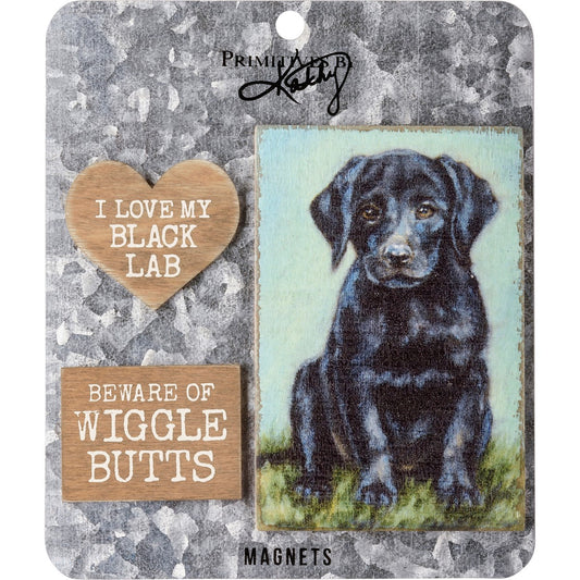 Black Lab Magnet