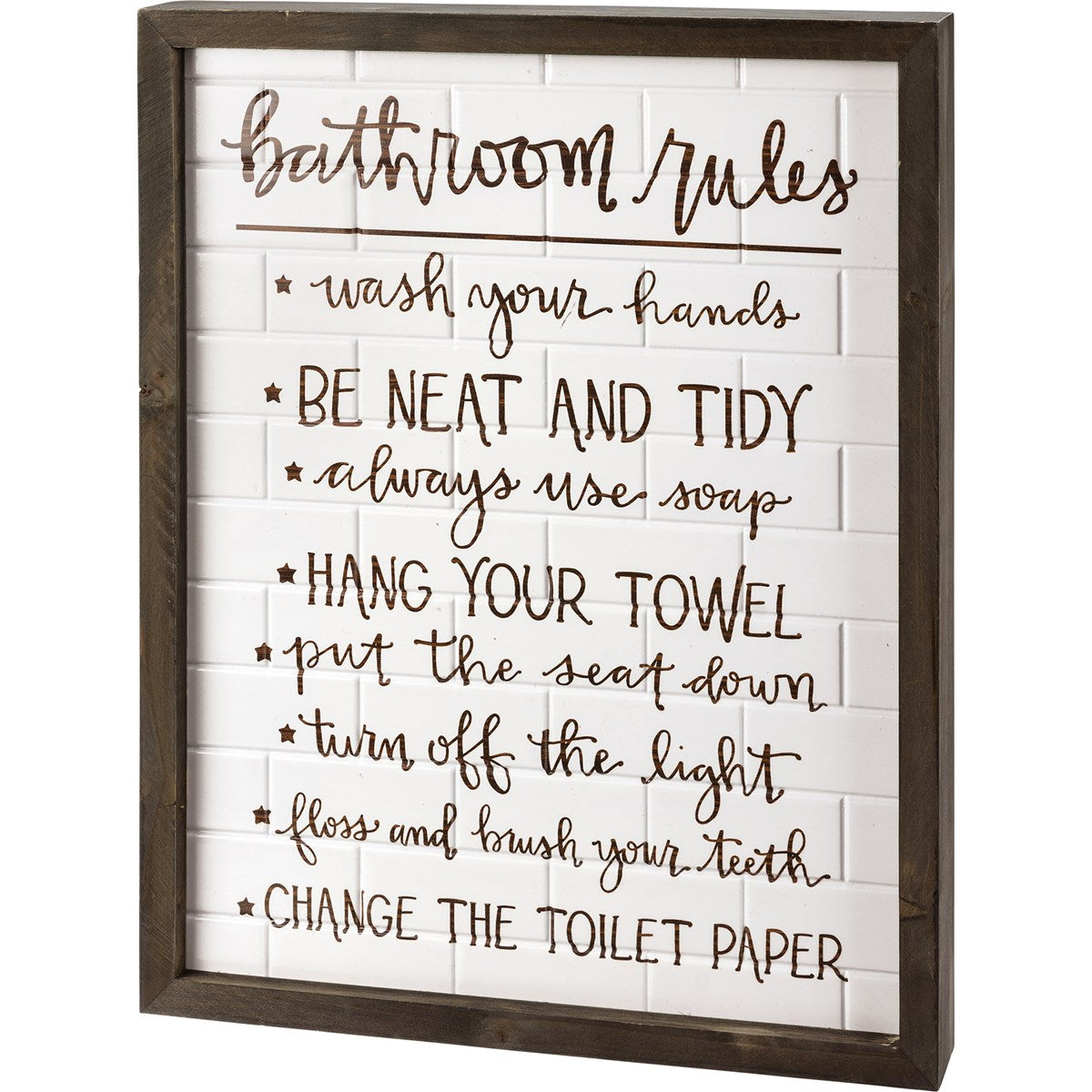 Box Sign Bathroom