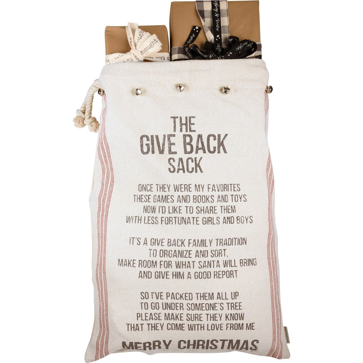 Santa Sack - The Give Back Sack Merry Christmas