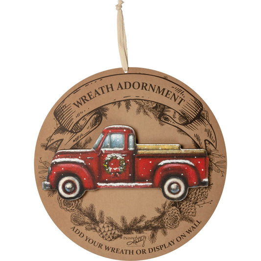 Truck Wreath Adornment