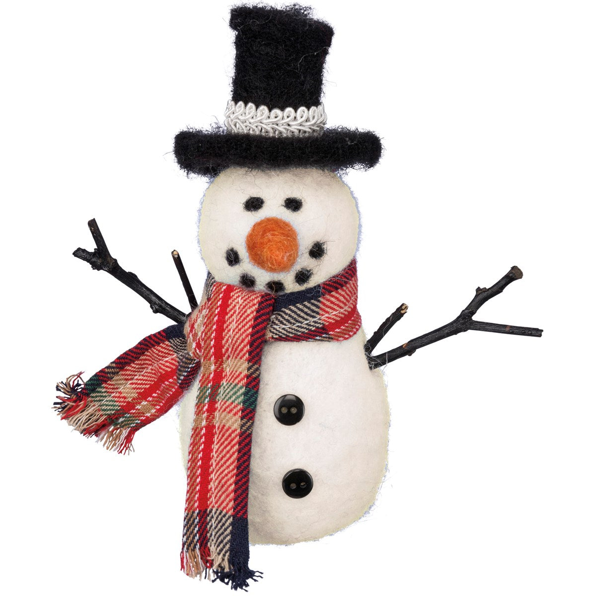 Felted Snowman Sitter