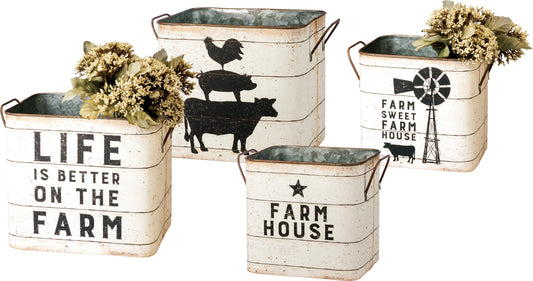 Farmhouse Bin Set