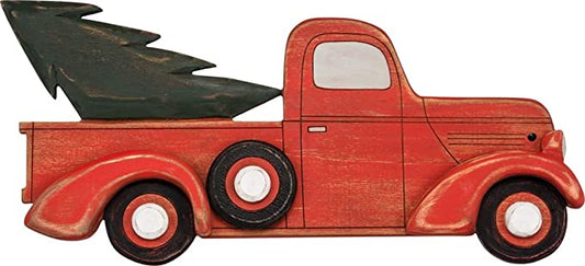 Wall Hanging Wooden Truck