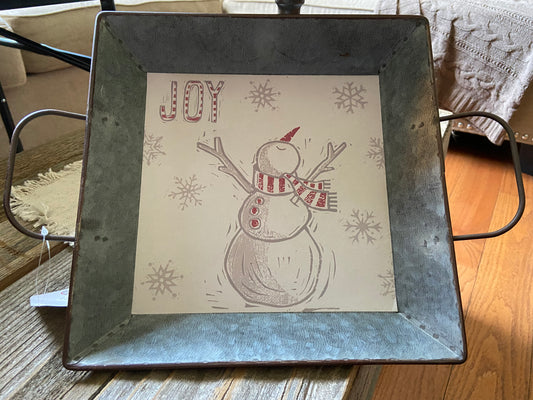 Joy Galvanized Tray