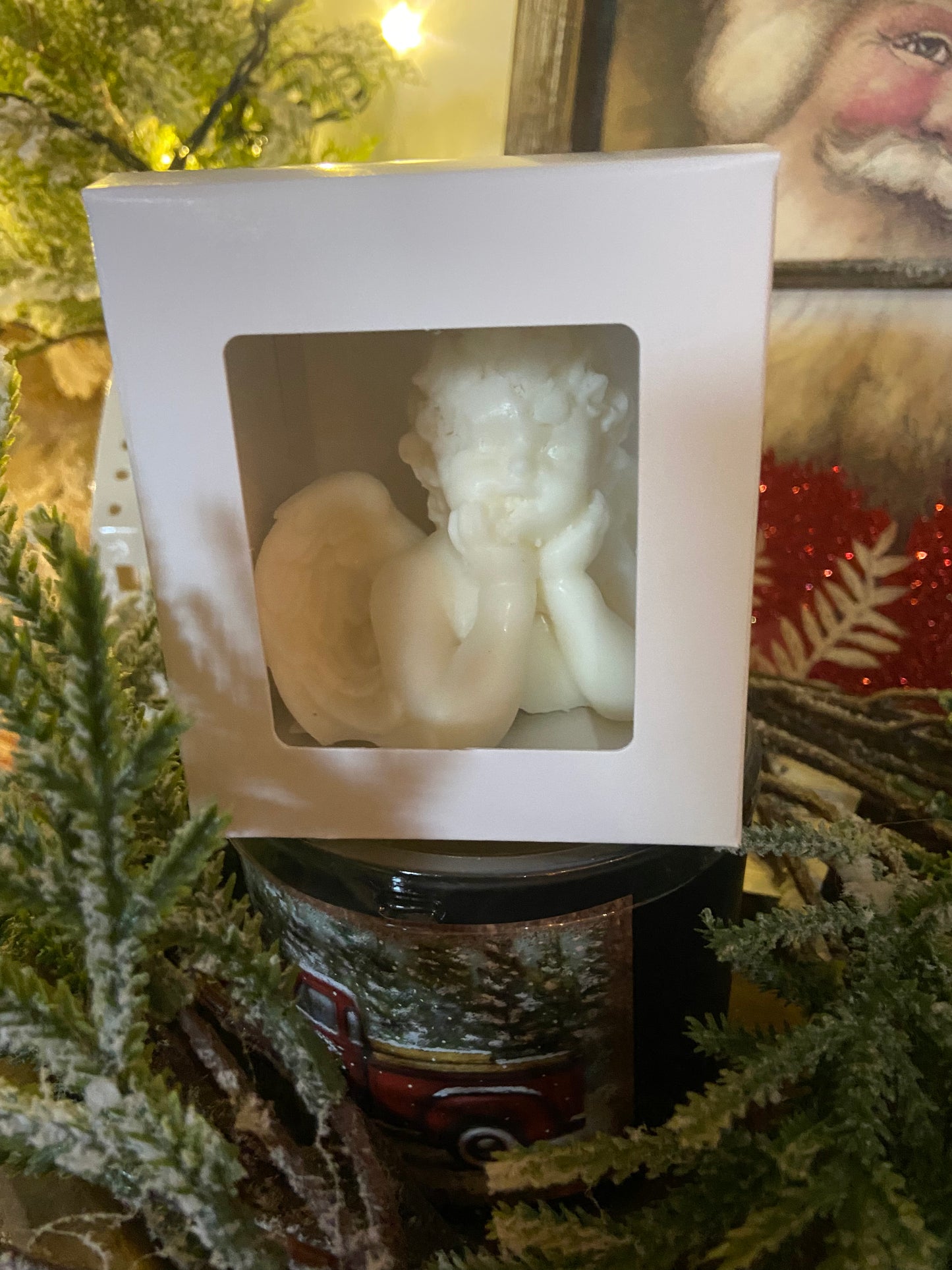 Angel sculpture Candle