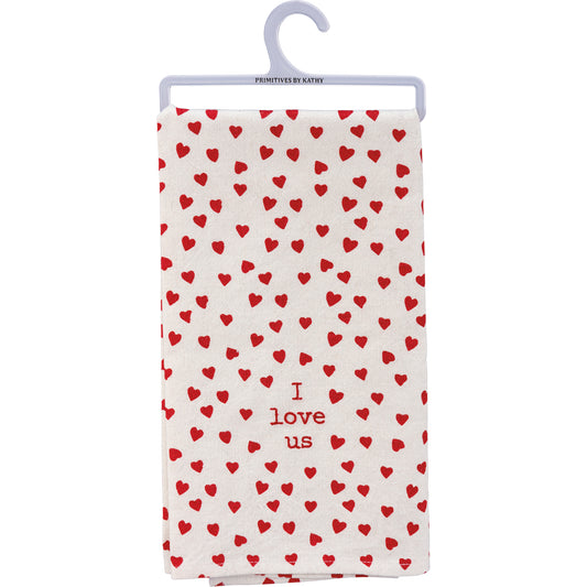 I Love Us Kitchen Towel